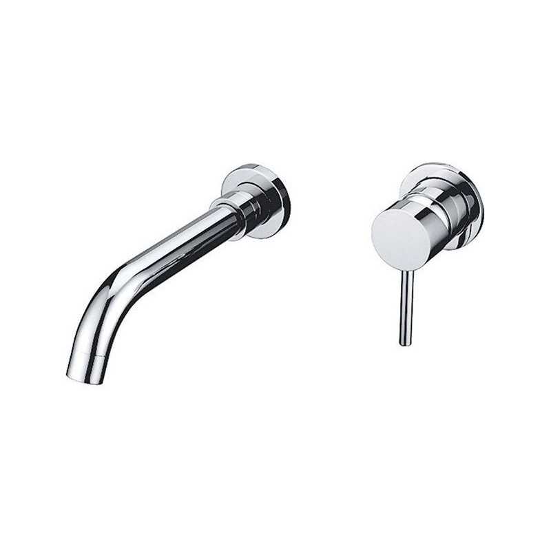 Grifo lavabo empotrado  con caño 26 cm