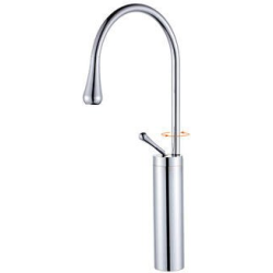 Grifo para pica lavabo monomando alto diseño gota giratorio
