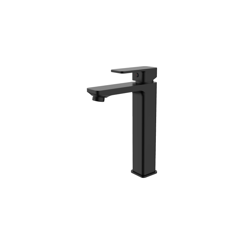 Comprar Grifo de lavabo pica alto negro mate monomando serie skara online