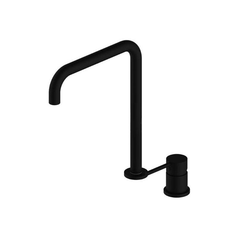 Auralum Grifo Lavabo Alto de Latón Negro, Grifo de Baño Giratorio a 360  Grifo Mezclador Monomando