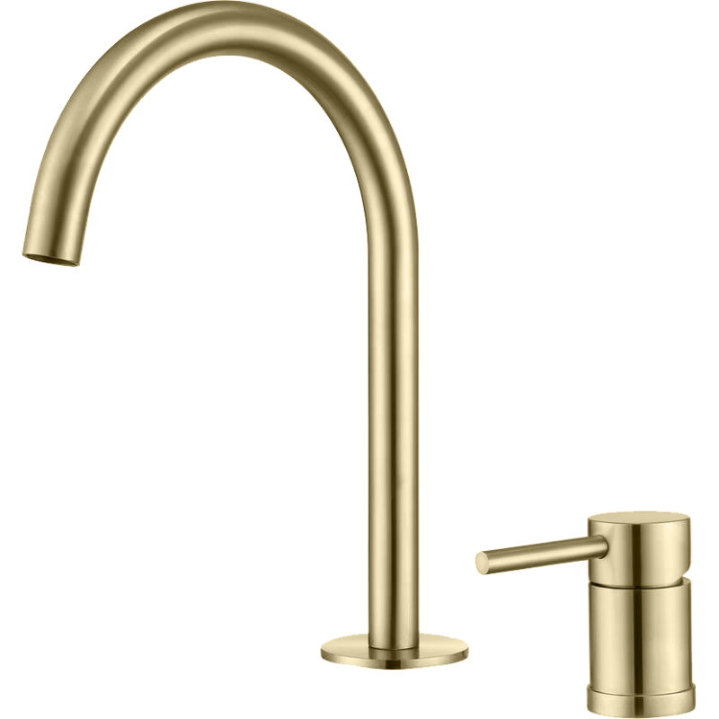 Grifo lavabo dorado mate outlet