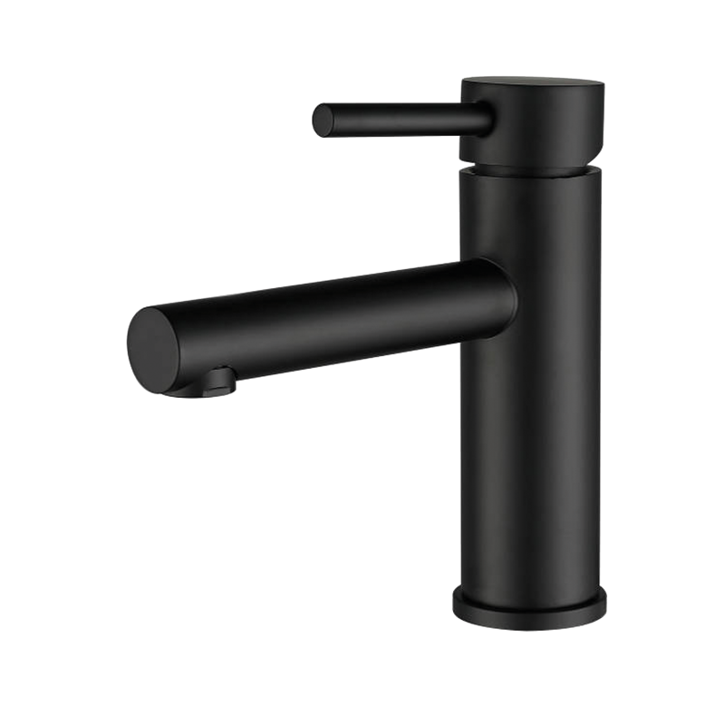 Comprar Grifo de lavabo negro mate monomando caño recto online