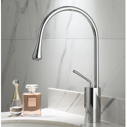 Grifo cromado de lavabo monomando giratorio 360 cromo