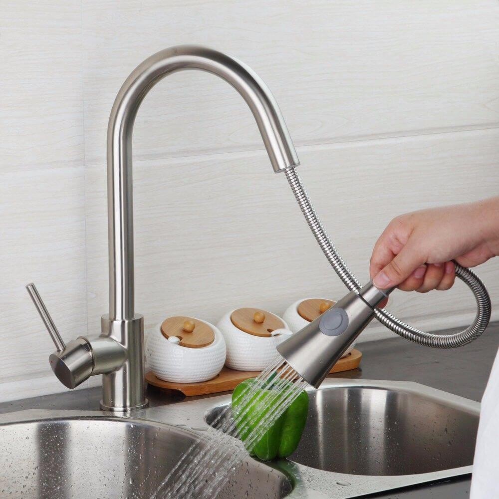 Comprar Grifo cocina dorado cepillado 3 vías ósmosis online