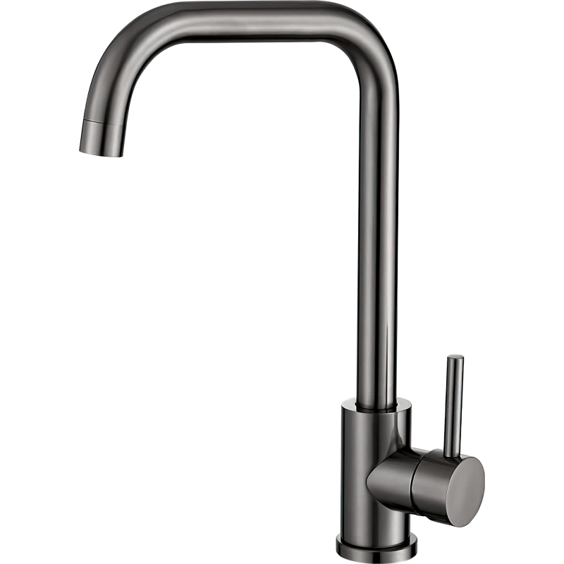 Comprar Grifo cocina gun metal cromado monomando caño en C online