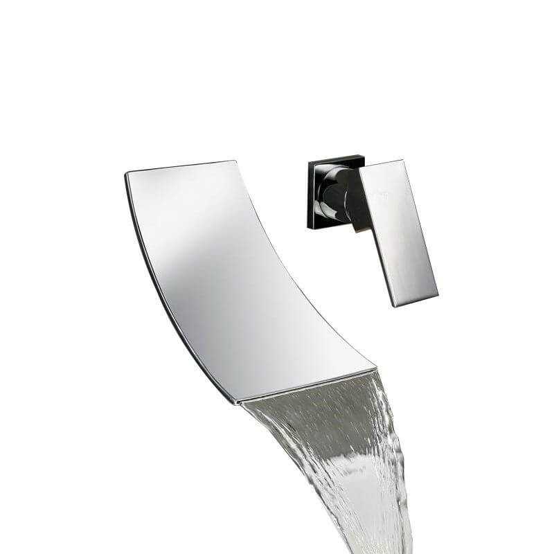 Grifo de lavabo empotrado cascada